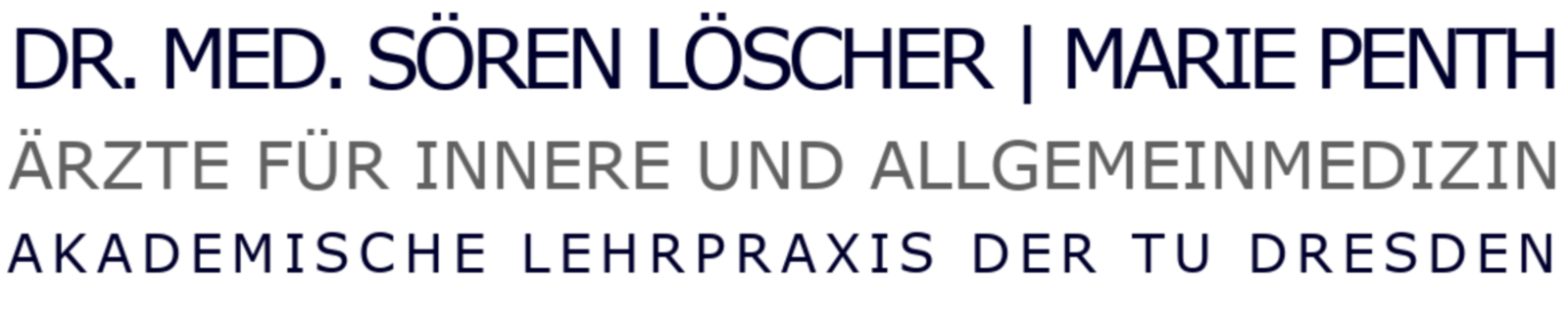 Dr. med. Sören Löscher Arzt für Innere Medizin